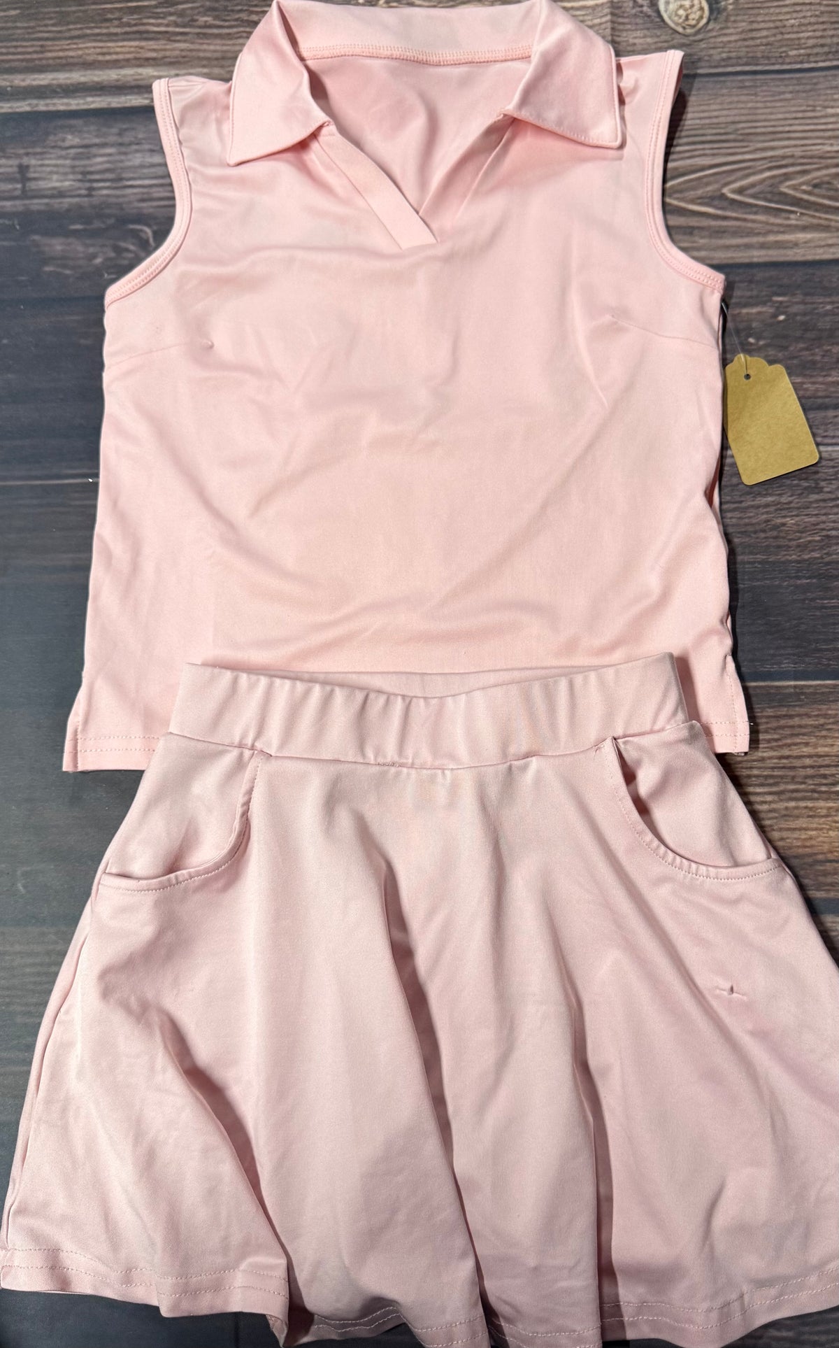 9/10..has a small snag..shorts built in under skirt!