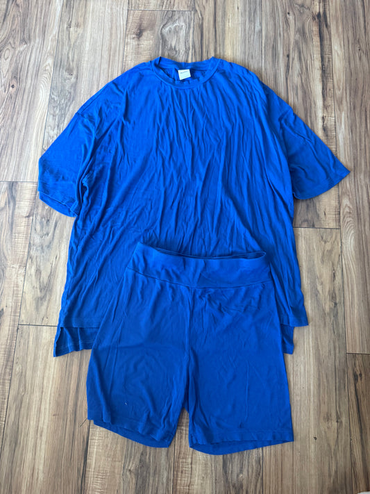 Huniam large..ribbed knit set!